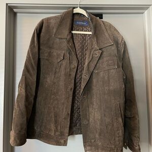 Club Room Men's Genuine Leather Jacket